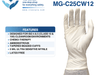Clean Room Cleanpro ULTRACLEAN100 5 Mil 12” White Nitrile Gloves MG-C25CW12
