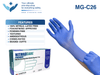CarePlus Premium 6 Mil Blue Nitrile Chemo Exam Gloves, Case of 1000 pcs. (MG-C26) - VizoCare