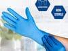 Josen 4.5 Mil Blue Nitrile Examination Glove, Case of 1000 pcs. (MG-J24) (W) VizoCare 
