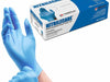 CarePlus 4 Mil Blue Nitrile Chemo Exam Gloves, Case of 1000 pcs. (MG-C24) - VizoCare