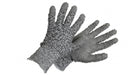 Pair of cut-resistant gloves on a white background