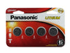 Panasonic CR2450 3V Lithium Coin Cell Battery 4 Pack