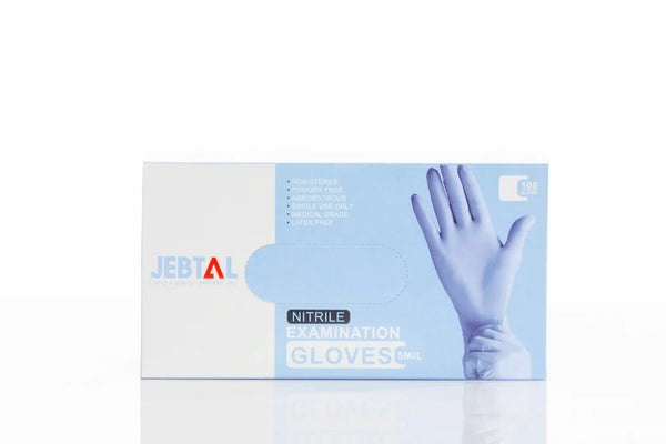 JEBTAL NITRILE 5 MIL MEDICAL EXAMINATION GLOVES (MG-J26)