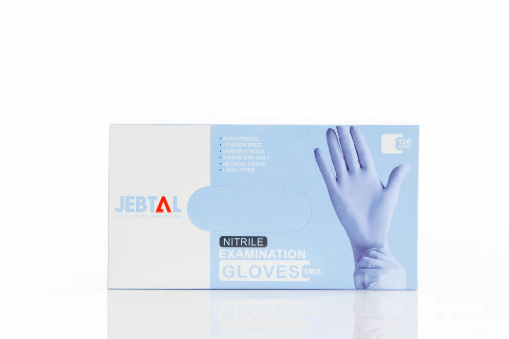 JEBTAL NITRILE 5 MIL MEDICAL EXAMINATION GLOVES (MG-J26)