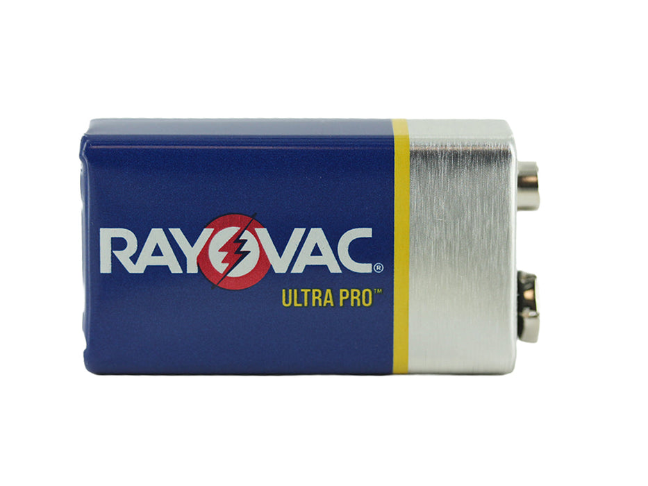 Rayovac Ultra Pro 9V Alkaline Batteries with Snap Connectors 12-Pack