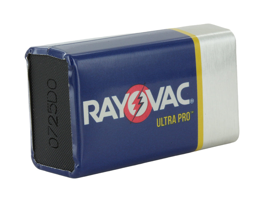 Rayovac Ultra Pro 9V Alkaline Batteries with Snap Connectors 12-Pack