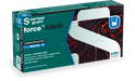 Semperguard Force Black Nitrile Exam Gloves Textured Powder-Free Small-XXL