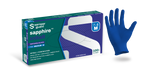 Semperguard Sapphire Cobalt Disposable Nitrile Gloves Powder-Free Blue