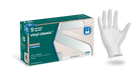 Semperguard Vinyl Classic Powdered Gloves Smooth Clear 100 Count