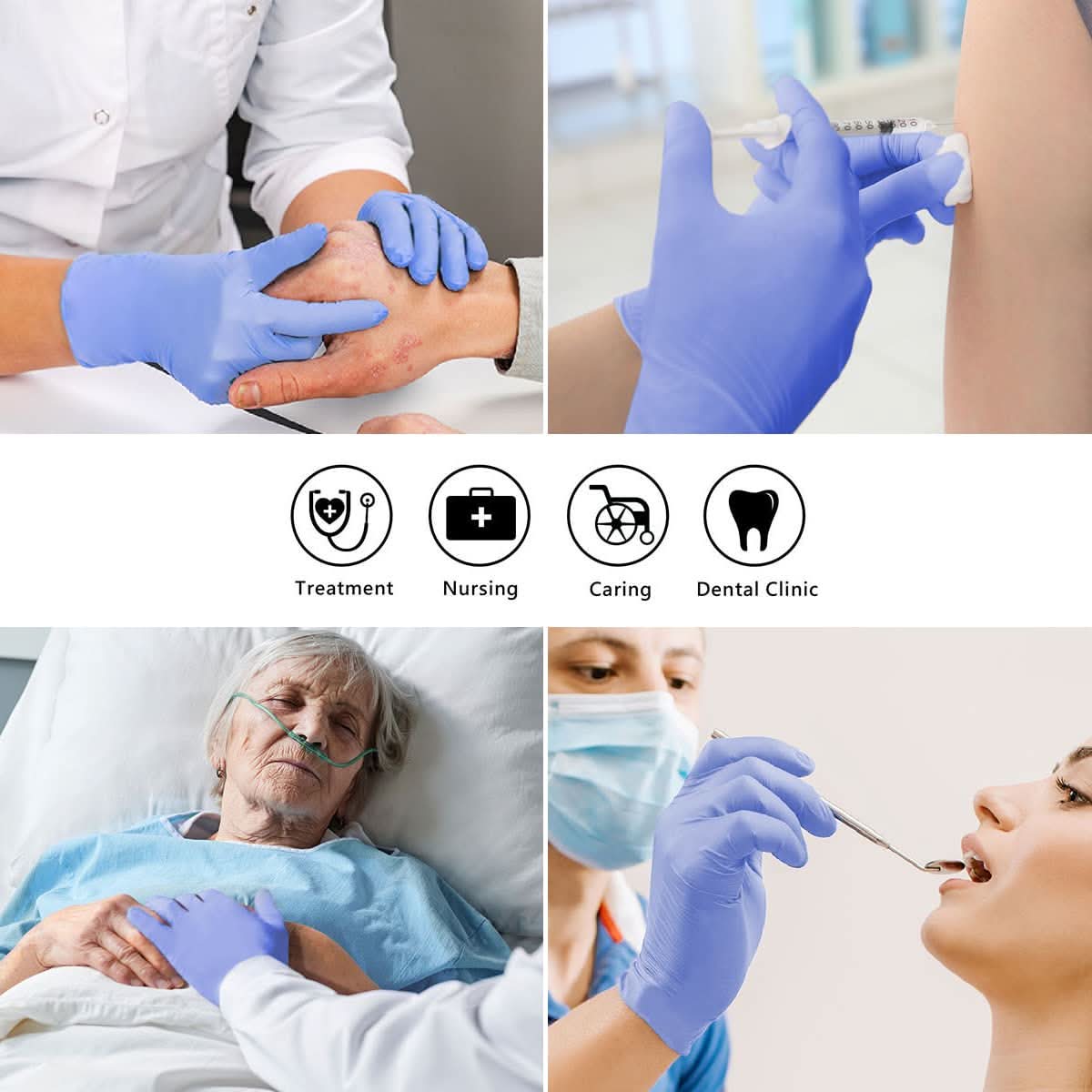 Safe Health Latex-Free Nitrile Gloves chemo rated