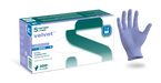 Sempermed Velvet Nitrile Examination Gloves Powder-Free Violet Blue