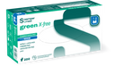 Sempermed Green X-free Nitrile Examination Gloves Powder-Free Textured Fingertips