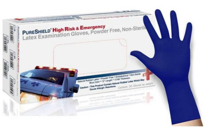 V715PF Heavy Duty Latex Disposable Gloves with 12″ Cuff