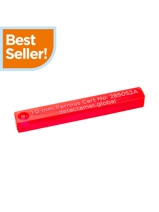 Detectamet Hi-Vis Acrylic Metal Detector Calibration Test Stick