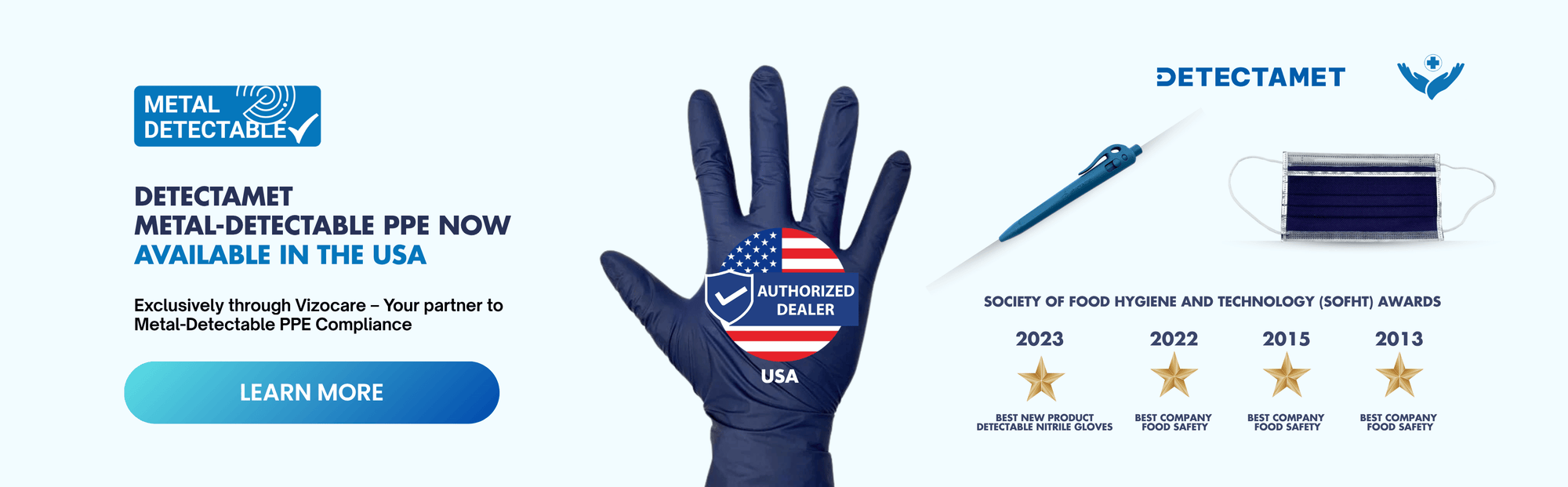 Vizocare is now Detectamet's Authorized USA Dealer