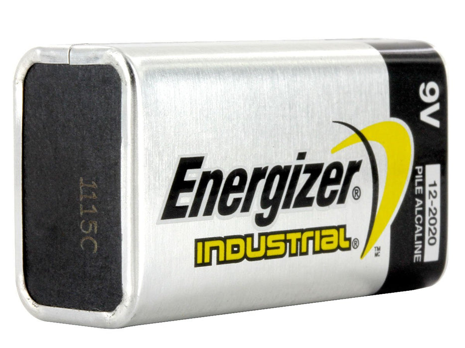 Energizer Industrial EN22 9V Alkaline Batteries 12 Pack