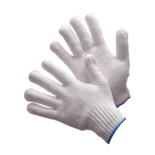 Major Gloves and Safety Polyester String Knit 50-2300 Gloves Heavy Duty