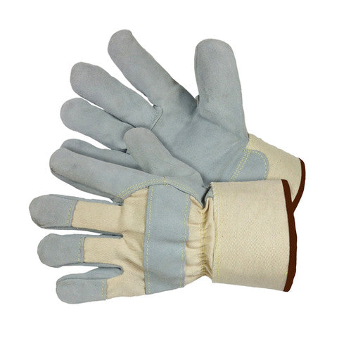 Cow Split Leather Palm with Knuckle Strap 30-2500