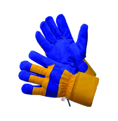 Major Gloves 30-5800P Thermo Lined Split Cowhide Work Gloves Large