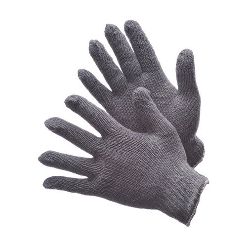 500g String Knit Work Gloves Cotton Polyester Blend