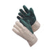 Heavy Weight Green Hot Mill Gloves with Burlap Large