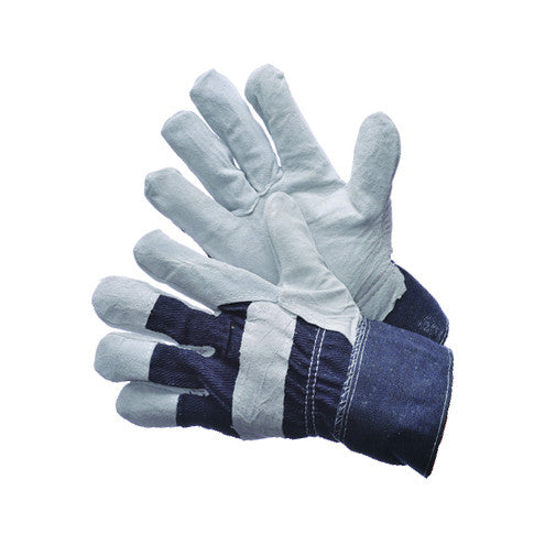 Major Gloves and Safety Denim Cuff Patch Palm 30-3320 Large