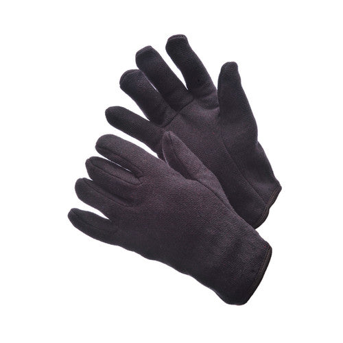 Major Gloves 65-1954 Lined Brown Jersey Work Gloves