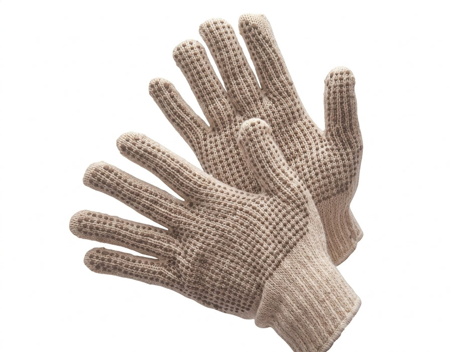 Tuff Gard Cotton/Polyester Knit Glove – Natural White Men (VZ-TG50-280V0)