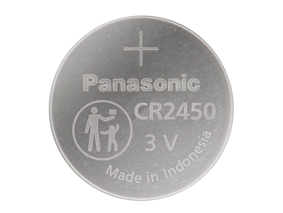 Panasonic CR2450 3V Lithium Coin Cell Battery 4 Pack