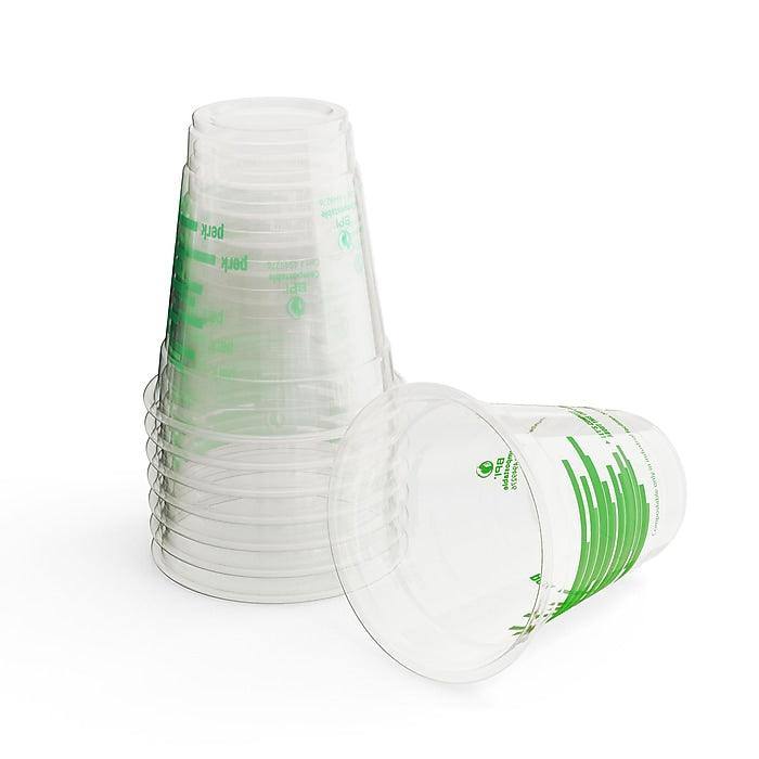 Perk Compostable Plastic Cold Cup, 12 Oz., 300/Carton (FS-C12PL) - VizoCare