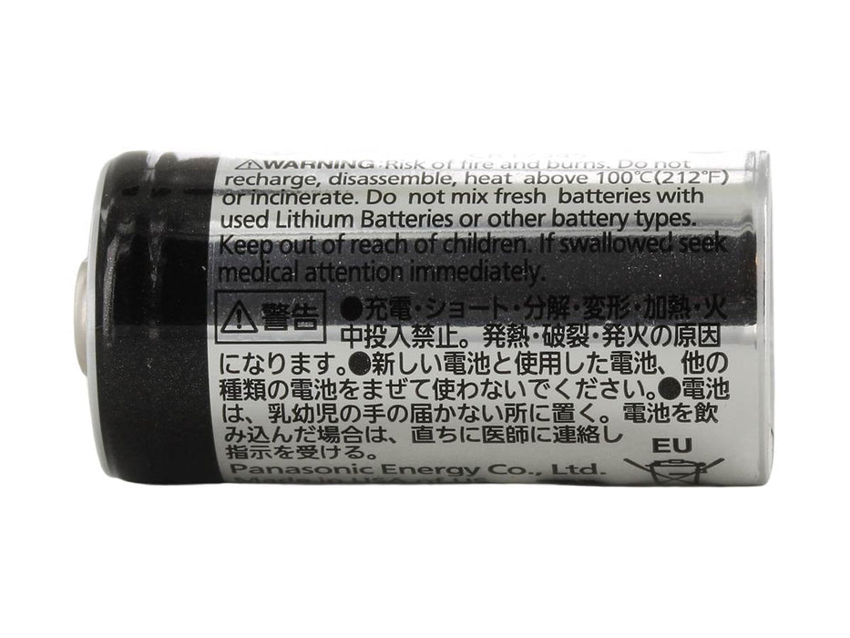 Panasonic CR123A Lithium Photo Batteries 3V 1550mAh 12 Pack