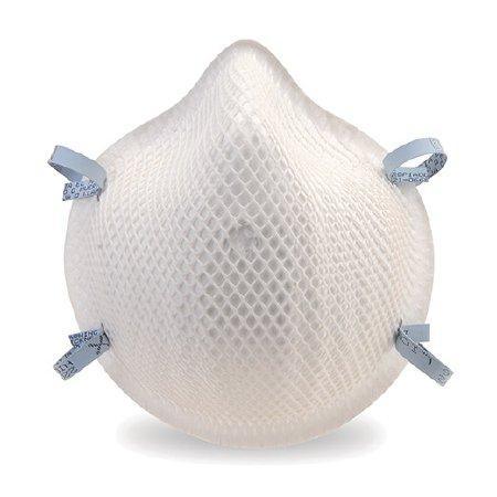 Particulate Respirator Mask Moldex® 2200N95 Industrial N95 Cup Elastic Strap Medium / Large White - moldex 2200n95 series particulate respirator