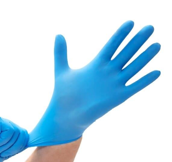 Diamond Blue 4.5g Vinyl Powder Free Gloves, Case of 1000 pcs. (MG-D4) Gloves Diamond 