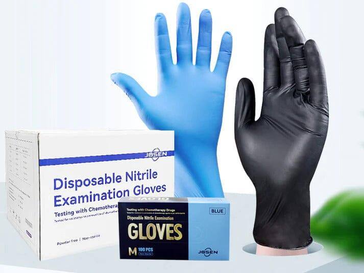 Josen 5 Mil Blue Nitrile Chemo Exam Gloves, Case of 1000 pcs. (MG-J24F) Gloves VizoCare 