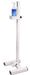Foot Pedal Activated Sanitizer Stand & Dispenser, Coated Steel (Black/White/Red)