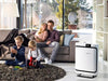 The P400 Air Purifier gives you highly efficient air purification at home. Insert the filter that meets your needs: ALLERGY (included), BABY or SMOG