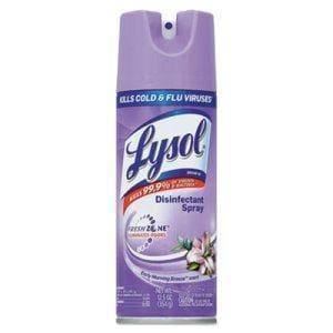 Lysol III Disinfectant Spray, Early Morning Breeze Scent, 12 Cans (REC 80833)