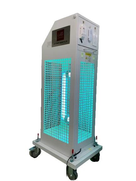 Cello Lighting Industrial Portable 300W PLUS Surface & Air Sanitation Cart, UVCART300PLUS Air Purifier FSGUV 