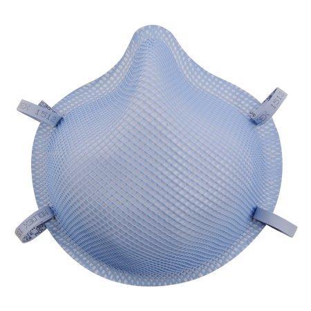 Particulate Respirator / Surgical Mask Moldex® 1511 Medical N95 Cup Elastic Strap Small Blue