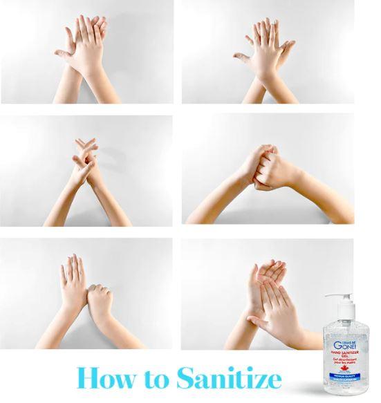 Germs Be Gone 75% Alcohol Hand Sanitizer 15oz - Case of 12 (CS-15) – Made in Canada VizoCare 