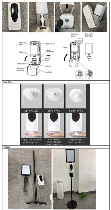 Automatic Dispenser - Free Standing (DS-3) -5