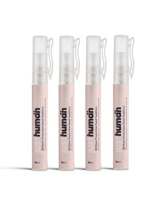 Just Human 24 Hour Hand Sanitizers Kills 99.9% of germs and viruses All-day protective Bionic Shield