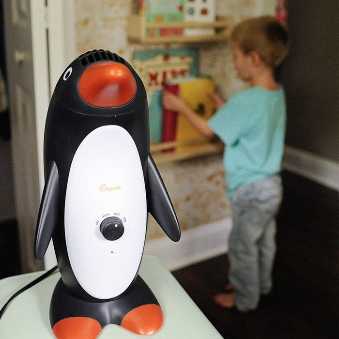 Crane - Penguin Air Purifier w/ Germicidal light -  Crane Penguin Air Purifier is the perfect allergen and bacteria remover for small rooms.