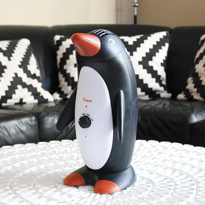 Crane - Penguin Air Purifier w/ Germicidal light - Crane Adorable Penguin Air Purifier with True HEPA Filter EE-5065, Germicidal UV Light