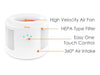 Crane HEPA Air Purifier with 3 Speed Settings provides up to 300 sq. ft. of coverage and will ... Small Air Purifier with 2.5 PPM filter capability