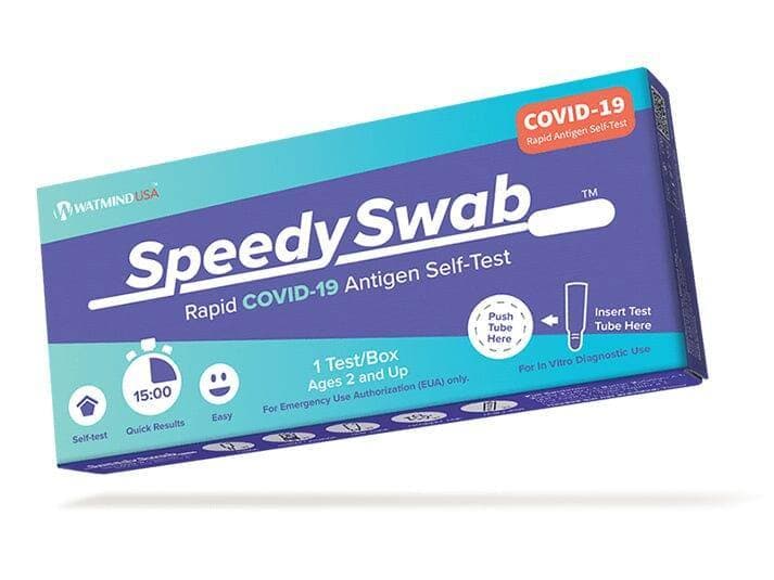 SpeedySwab Rapid COVID-19 Antigen Self-Test VizoCare 