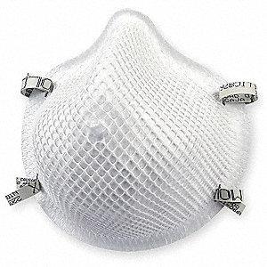 Moldex® 2201N95 Particulate Respirator Mask Industrial N95 Cup Elastic Strap Small White