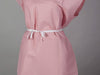 TIDI- CHOICE EXAM GOWNS- EXAM GOWN, TISSUE/POLY/TISSUE, FRONT OR BACK OPENING- 30" X 42" Tidi Mauve 