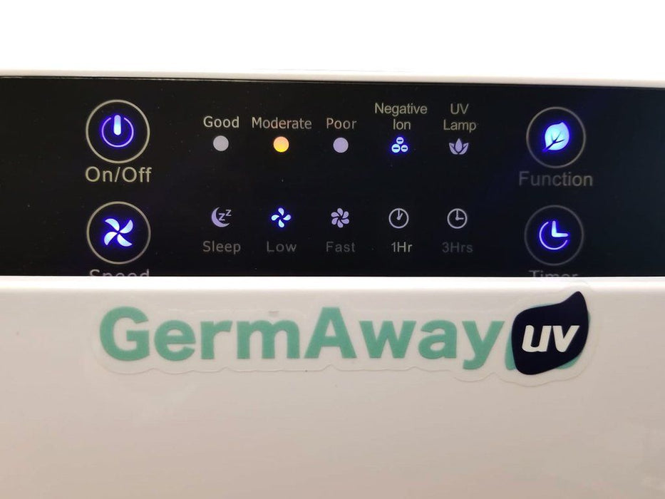 Wall Mountable UVC Air Purifier and HEPA Filter - GermAway UV -4