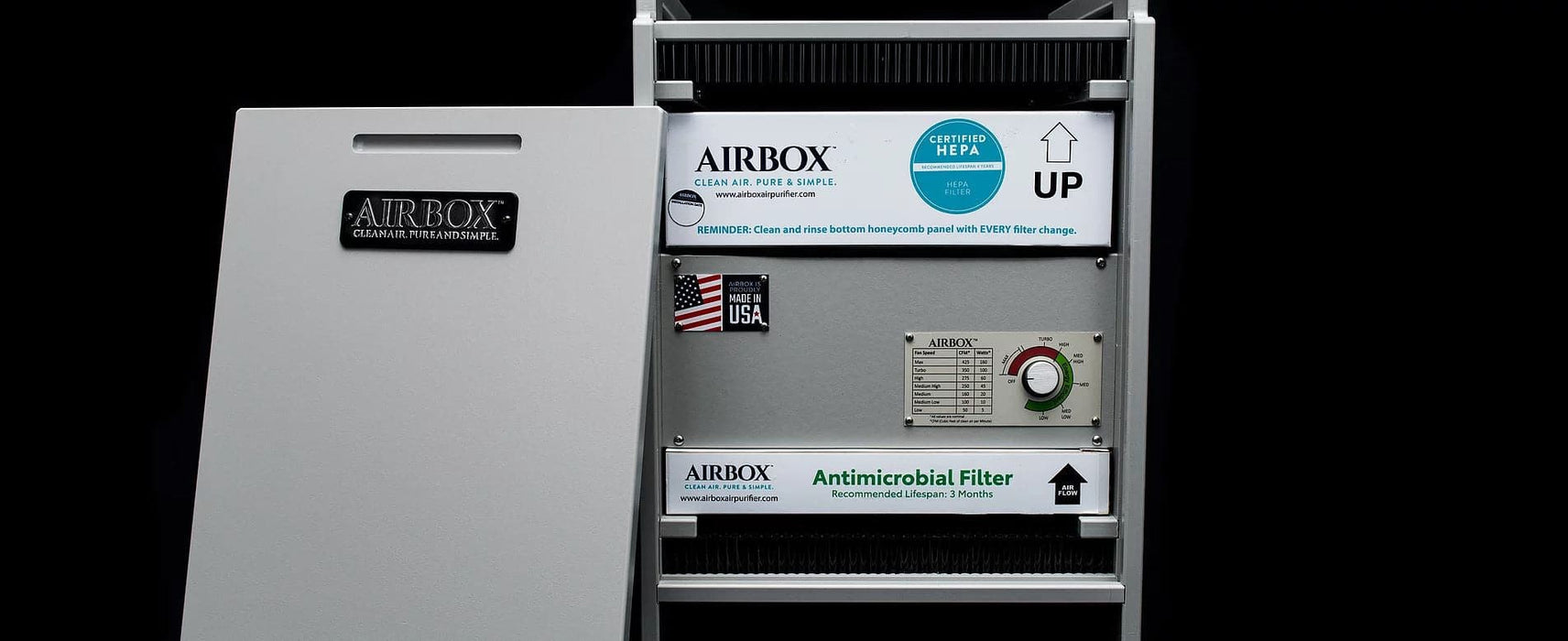 Safe Air Zone - Mesa Air Purifier - Contains NO VOCs. Flammability Rating: UL94-HB